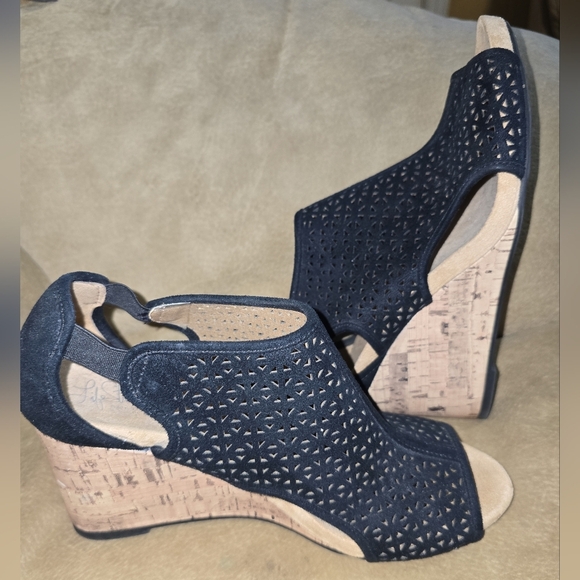 Life Stride Women's Black Hinx 2 Wedges  Heels Size 10M - Picture 6 of 8